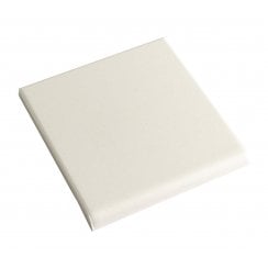 Fireplace White Bull Nose Quarry 9.6cm x 9.6cm Floor Tile