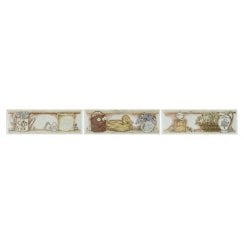 Fireside New England 5cm x 15cm Border Tile Set (Box of 6)