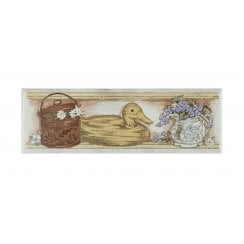 Fireside New England 5cm x 15cm Border Tile Set (Box of 6)