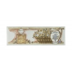Fireside New England 5cm x 15cm Border Tile Set (Box of 6)