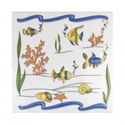 Fish 30cm x 30cm Plaque Tile