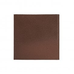 Flame Dark Red Quarry Bullnose 15cm x 15cm 12mm Floor Tile