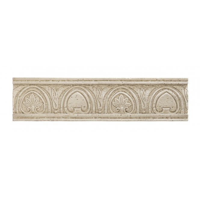 Fleurise Dark Cream 8cm x 31.5cm Border Tile