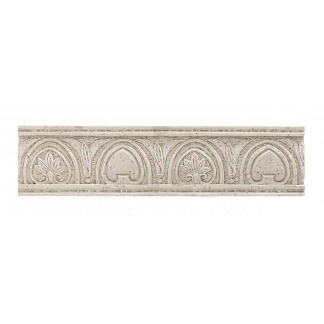 Fleurise Light Cream 8cm x 31.5cm Border Tile