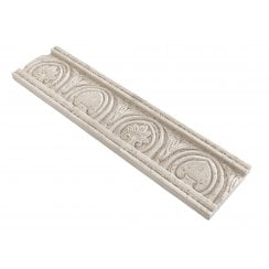 Fleurise Light Cream 8cm x 31.5cm Border Tile