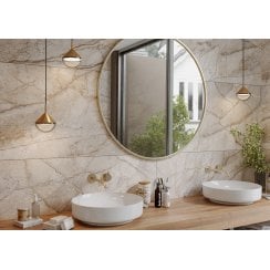 Florentine Beige Marble Effect 60cm x 120cm Wall and Floor Tile