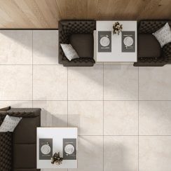 Floriana Blanco Polished 60cm x 60cm Wall and Floor Tile