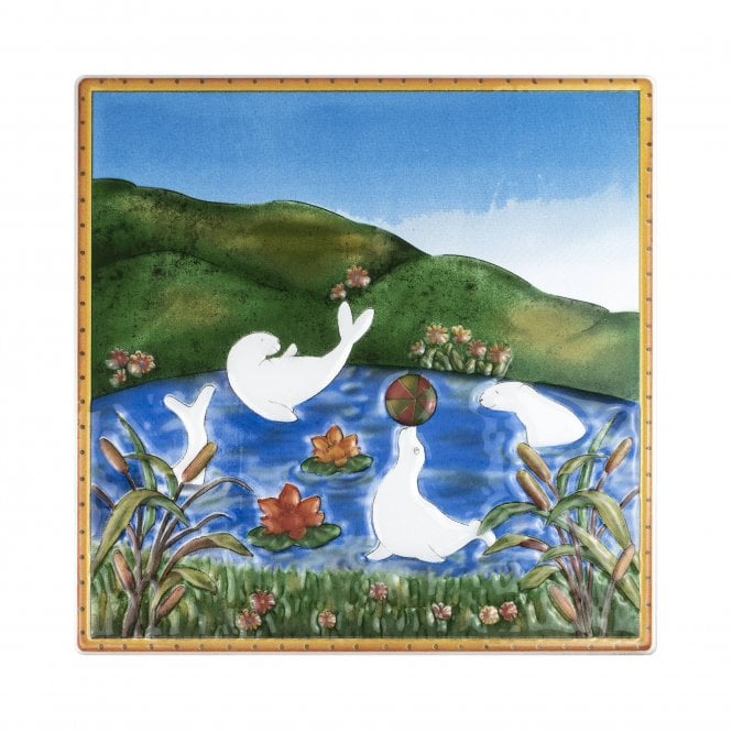 Focas Sealion 30cm x 30cm Plaque Tile