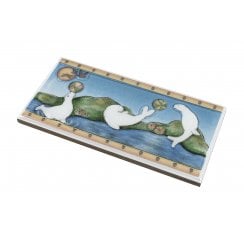 Focas Sealion 7.5cm x 15cm Border Tile