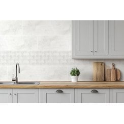 Framenta Bianco Decor 30cm x 60cm Wall Tile