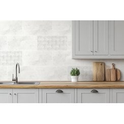 Framenta Bianco Decor 30cm x 60cm Wall Tile