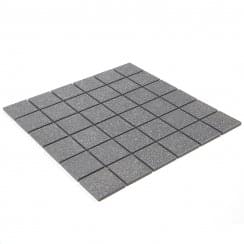 Full Body Anti Slip Dark Grey (4.8cm x 4.8cm) 30.6cm x 30.6cm Wall & Floor Mosaic Tile
