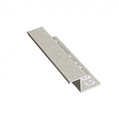 Genesis 22.5mm Granite Aluminium Tile-In Pro Step Edge Outdoor Tile Trim 2.8m