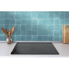 Gia Aqua Sparkle 9.8cm x 9.8cm Glass Tile