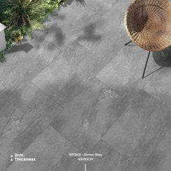 Girnar Grey 60cm x 90cm x 2cm Outdoor Floor Tile 21.5 SQM (40 pieces) Project Pack
