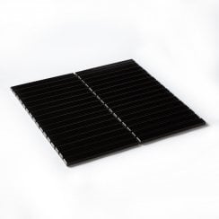 Gloss Black Bar Porcelain 30cm x 30cm Wall & Floor Tiles
