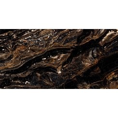 Gold Galaxy Black Bookmatch 4 tile set Wall & Floor Tile