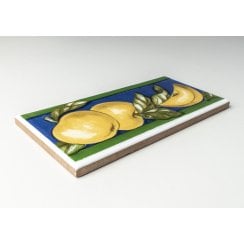 Golden Apple 7.5cm x 15cm Border Tile