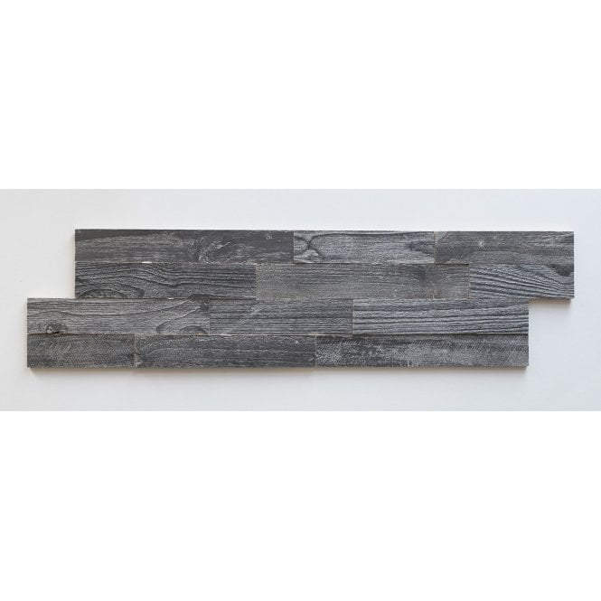 Grey Brown Wood  15cm x 60cm Peel & Stick Panel Tile