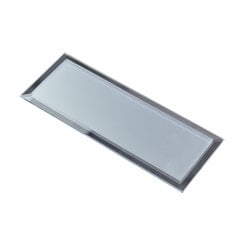 Grey Frosted Mirror 7.5cm x 20cm Wall Tile