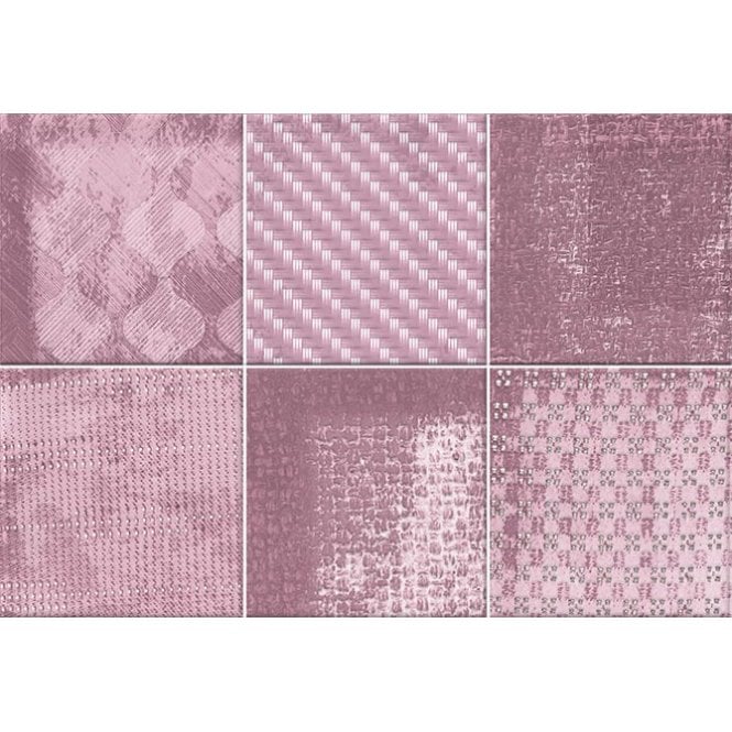 Haiku Pink 23cm x 33.5cm Wall Tile