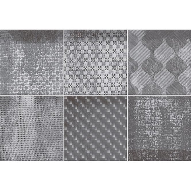 Haiku Silver Grey 23cm x 33.5cm Wall Tile