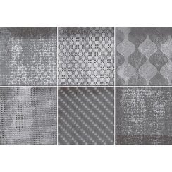 Haiku Silver Grey 23cm x 33.5cm Wall Tile