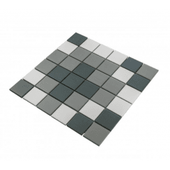 Hamlet Green 30.6cm x 30.6cm (4.8cm x 4.8cm) Mosaic Tile
