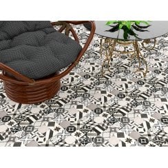 Handmade Cool Mix Encaustic Tiles - Set 1