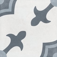 Havana White Herald 22.5cm x 22.5cm Wall & Floor Tile