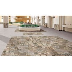 Herati Kilim Decor 44.2cm x 44.2cm Wall & Floor Tile