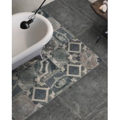 Heritage Noir 50cm x 100cm Wall and Floor Tile