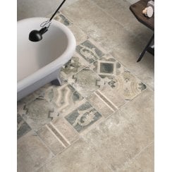Heritage Sable Deco 33.3cm x 33.3cm Wall & Floor Tile