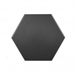 Hexagon Black 175mm x 202mm Multi-Use Tile