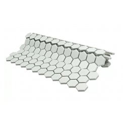 Hexagon Matt White 30cm x 26cm (2.3cm x 2.6cm) Mosaic Tile