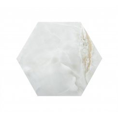 Hexagono Onyx Silk Light Green 52cm x 60cm Wall & Floor Tile
