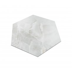 Hexagono Onyx Silk Light Green 52cm x 60cm Wall & Floor Tile