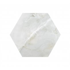 Hexagono Onyx Silk Light Green 52cm x 60cm Wall & Floor Tile