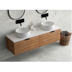 Hexagono Onyx Silk Light Grey 52cm x 60cm Wall & Floor Tile