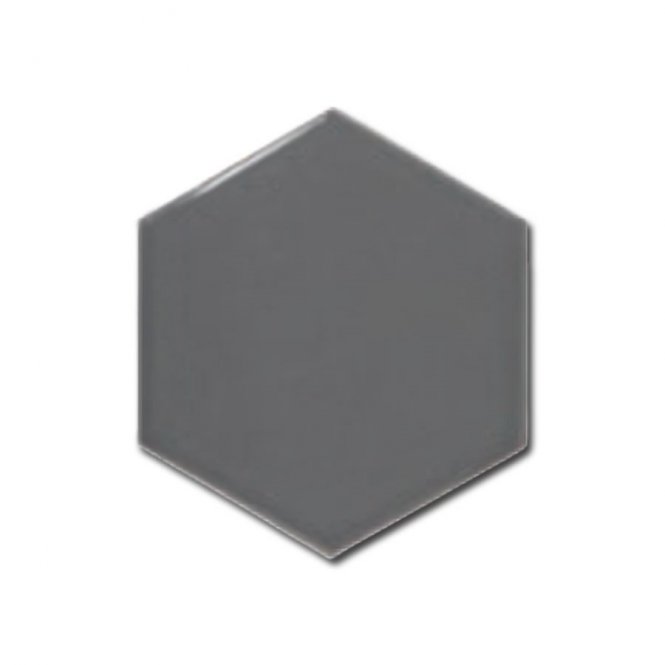 Hive Hexagon Dark Grey 12.4cm x 10.7cm Wall Tile (Box Deal)