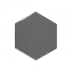 Hive Hexagon Dark Grey 12.4cm x 10.7cm Wall Tile (Box Deal)