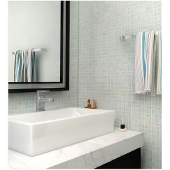 Hot Melt Iridescent Pearl 32.7cm x 32.7cm Mosaic Tile