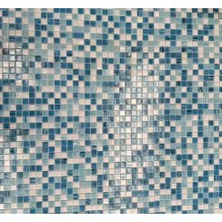 Hot Melt Pool Blue 32.7cm x 32.7cm Mosaic Tile