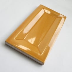 InMetro Amber Crackle Glazed 7.5cm x 15cm Wall Tile