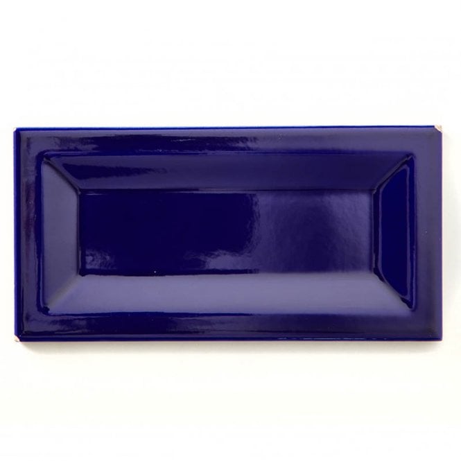 InMetro Cobalt Crackle Glazed 7.5cm x 15cm Wall Tile