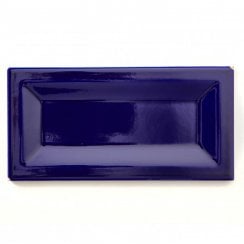 InMetro Cobalt Crackle Glazed 7.5cm x 15cm Wall Tile