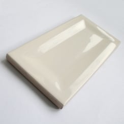 InMetro Cream Glazed 7.5cm x 15cm Wall Tile