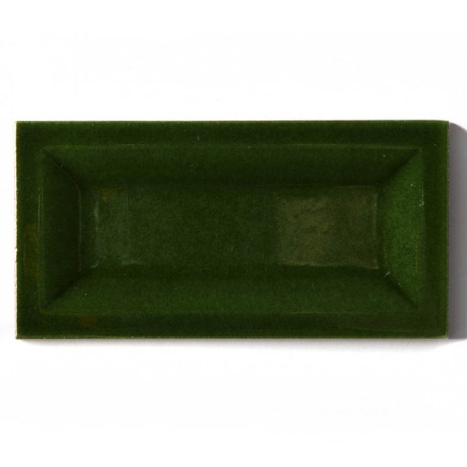 InMetro Victoria Green Crackle Glazed 7.5cm x 15cm Wall Tile
