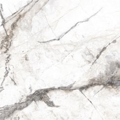 Invisible Marble Gloss Porcelain 60cm x 60cm Wall & Floor Tile