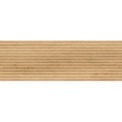 Japandi Beige White Matt 39.8cm x 119.8cm Wall Tile